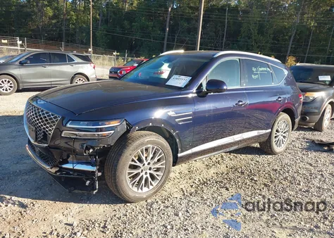 2024 Genesis Gv80 2.5T Awd из США, поврежденный, VIN KMUHBDSBXRU209106